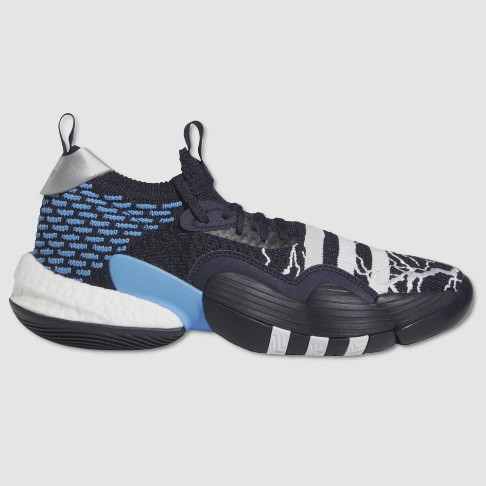 Mens Adidas Trae Young 2 Shoes - NEW Size 12 Black / Blue / White - #46024-OFCL
